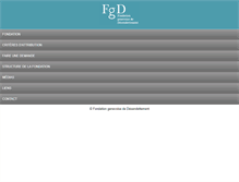 Tablet Screenshot of desendettement.ch